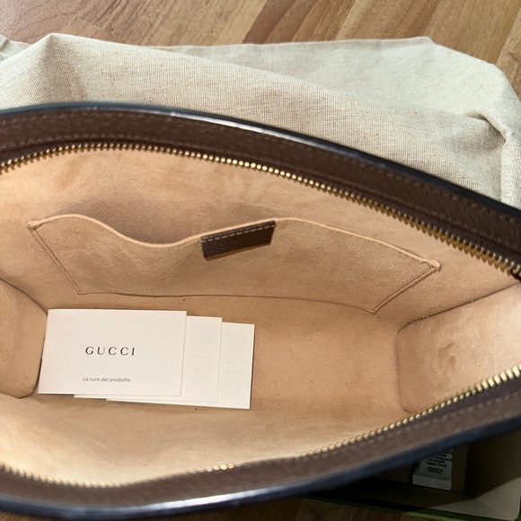 Gucci Ophidia Pouch in GG Supreme Canvas - Picture 8 of 15